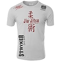 Jiu Jitsu Stryker Fight Gear MMA BJJ nhb Adult Shorts Sleeve T Shirt Top