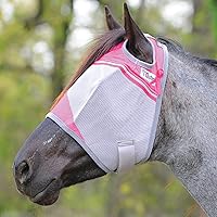 Cashel Crusader Horse Fly Mask for Charity, Pink, Warmblood