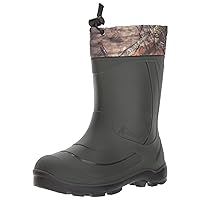 Kamik Snobuster2 Snow Boot, Charcoal/Lime, 1 M US Little Kid