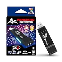 Wingman XE 2 Converter - Two in One Wireless Controller Adapter for PS, Switch Consoles, and PC, Supports Remap and Adjustable Turbo
