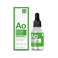 Aloe Vera Eye Serum | Eye Serum for Dark Circles and Puffiness - Hydrating and Soothing Formula for Plump - Reduce Puffiness and Fine Lines | Under Eye Serum | 0.15 fl oz