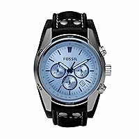 FOSSIL Coachman Watch for Men, Chronograph Movement with Stainless Steel or Leather Strap