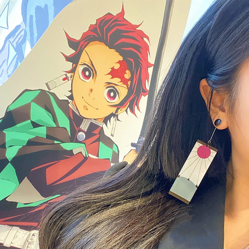 Stainless Steel Screw Back Stud Earrings Style Unisex Ear Piercing Jewelry  Naruto Anime Earrings for Men