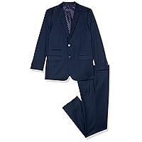 Isaac Mizrahi Slim Fit Boy's Solid Wool Blend Suit