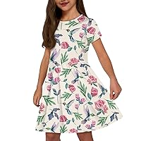 Dress for Girls 2-14 Teen Girl Trendy Clothes Beach Party Dressses