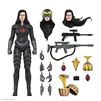 Super7 G.I. Joe Baroness in Black Suit - ULTIMATES! 7 in Action Figure