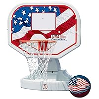 Poolmaster 72830 USA Competition Poolside Basketball Game, Blue 34 Wide x 45 High x 38 Deep;