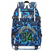 Basketball Player A-ntetokounmpo Multifunction Backpack Travel Laptop Fans bag For Men Women