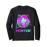 Retro Hunter Hunt Animal Hunting Long Sleeve T-Shirt