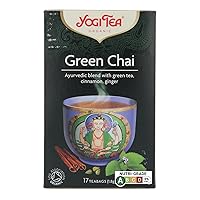 YOGI TEA Organic Green Chai Tea, 17 CT