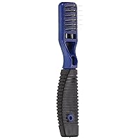 Aloe Care Dog Hair De-Matting Tool Blue 6.7 Inch
