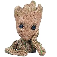 GuangTouL Groot Flowerpot Guardians of The Galaxy Baby Action Figures Cute Model Toy Pen Pot
