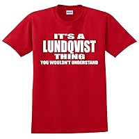 Lundqvist Thing RED T Shirt