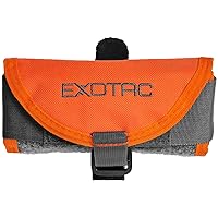 Exotac toolROLL Compact Carry Tool Storage Solution for Fire-Starting Gear, Knives, and Multi-Tools with Five Quick Access Elastic Mesh Slip Pockets and Hook and Loop Closure