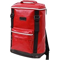 Aventura RAP-10021 PU W Belt Square Backpack, Red