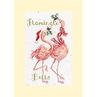 Bothy Threads Counted Cross Stitch Kit - Flamingle Bells