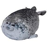 Weighted Stuffed Animal, 3lbs, 11in, Super Cute Chubby Seal Plush - Feels Heavy! | Actually Hefty Chonker Seal