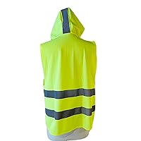 Safety vest with hoodie