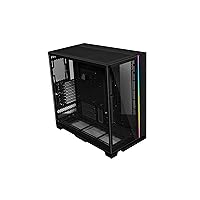 Lian Li Dynamic EVO XL - Up to 280mm E-ATX Motherboard - ARGB Lighting Strips - Up to 3X 420mm Radiator -Front and Side Tempered Glass Panels - Reversible Chassis- Cable Management (O11DEXL-X)