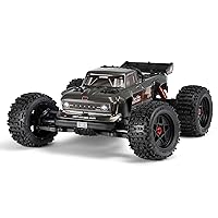 ARRMA RC Truck Outcast 4X4 4S BLX 1/10TH 4WD Stunt Truck RTR (Battery and Charger Not Included), Gunmetal, ARA4410V2T3