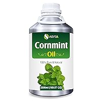 Cornmint (Wildmint) (Mentha arvensis) Essential Oil 100% Pure & Natural Undiluted Unrefined Uncut Organic Standard Oil Therapeutic Grade Aromatherapy Bulk Oil 5000ml/169 fl oz