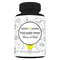 Nootropics Brain Support Supplement - Mental Focus Nootropic Memory Supplement for Brain Health and Performance Blend, with Energy and Vitamins DMAE Bacopa Phosphatidylserine B12 Ginkgo and Rhodiola