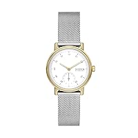 Skagen Kuppel Lille or Riis Lille Minimalist Women's Watch with Stainless Steel Bracelet, Mesh or Leather Band