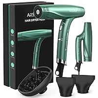 Hair Dryer,110000 RPM High-Speed Brushless Motor, Professional Dual Ionic Blow Dryer with Magnetic Nozzle, 12 Modes, Intelligent Constant Temperature, Super Quiet Foldable Dryer for Travel Salon
