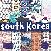 South Korea scrapbook paper, 8.5x8.5, 10 Designs, 20 Double-Sided Sheets: Travel Scrapbooking Paper for Junk Journals, Decorative craft Paper for ... & Mixed Media, Origami, Collage & Card Making South Korea scrapbook paper, 8.5x8.5, 10 Designs, 20 Double-Sided Sheets: Travel Scrapbooking Paper for Junk Journals, Decorative craft Paper for ... & Mixed Media, Origami, Collage & Card Making Paperback