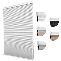 MYshade Cordless Cellular Window Shades No Tools No Drill Blackout Blinds for Indoor Windows Size 44