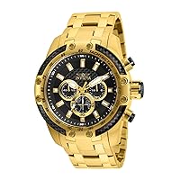 Invicta Men Speedway Scuba Quartz Watch, Gold, 25944