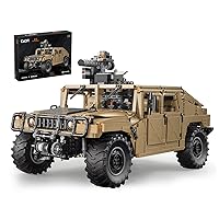 dOMOb Humvee SUV Car Building Kit – Authorized Car Model Set – 1:8 Simulated Build – STEM Bricks Toys for 12+ Age Kids & Adults – 3935 pcs Blocks – for Boys, Hobbyist, Collector