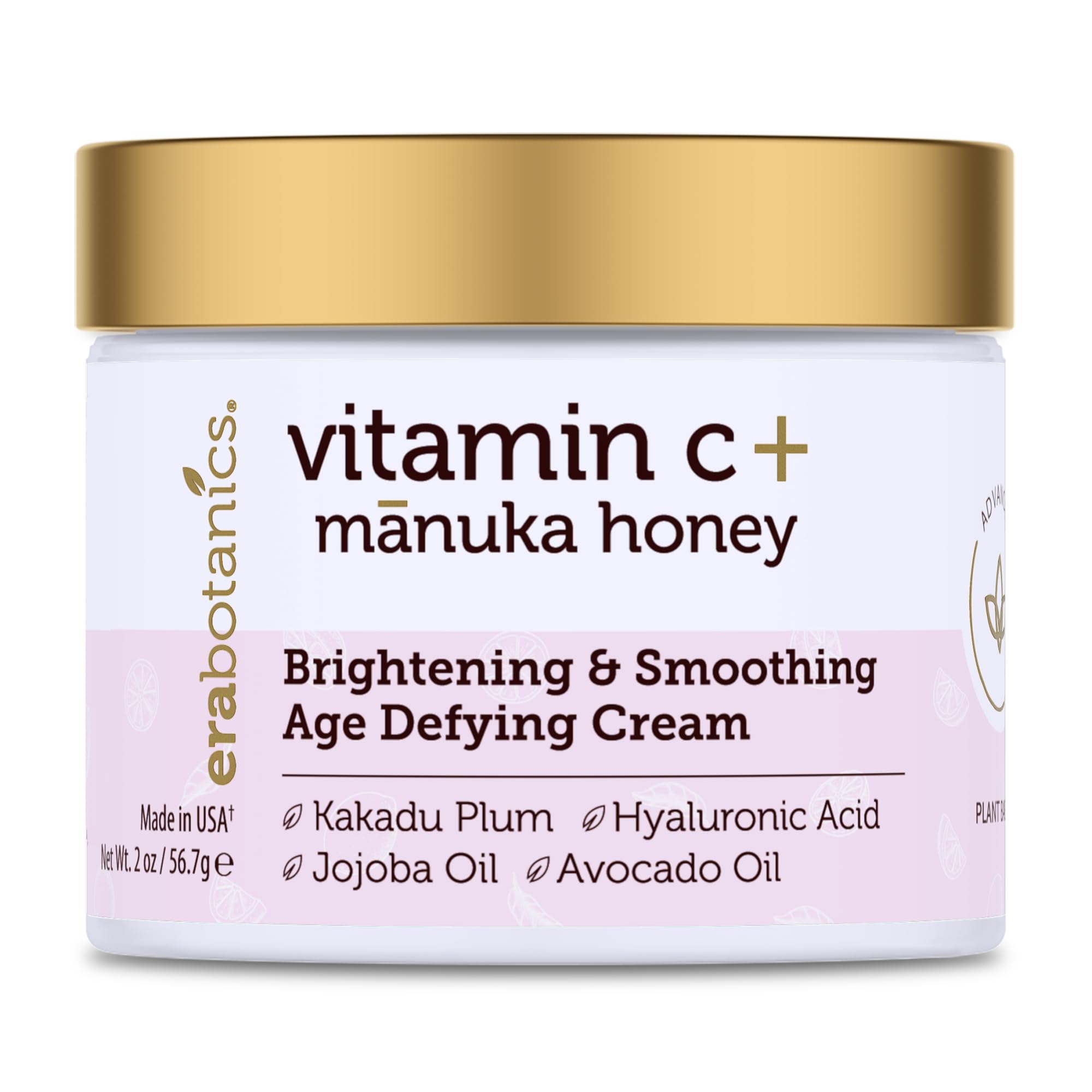 Advanced Vitamin C Face Cream - Brightening & Nourishing with Jojoba Oil, Kakadu Plum for Fine Lines, Wrinkles