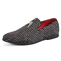 Mens Loafers Tassel Slip-On Wedding Prom Party Dress Shoes Smoking Slippers