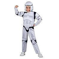 STAR WARS Stormtrooper Official Toddler 3T-4T Costume - Padded Jumpsuit with Foam Headpiece