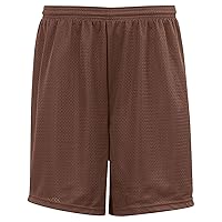 Badger Pro Mesh Youth 6'' Inseam Shorts M Brown