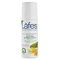 Lafe's Natural Deodorant | 3oz Roll-On Aluminum Free Natural Deodorant | Extra Strength