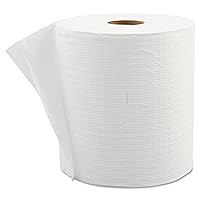Morcon Paper W6800 Hardwound Roll Towels 7 9/10-Inch x 800ft White 6 Rolls/Carton