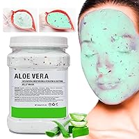 Vajacial Hydro Jelly Mask Powder for Face, Collagen Face Mask for Women, Jelly Facial Mask for Teens and Women (Aloe Vera)