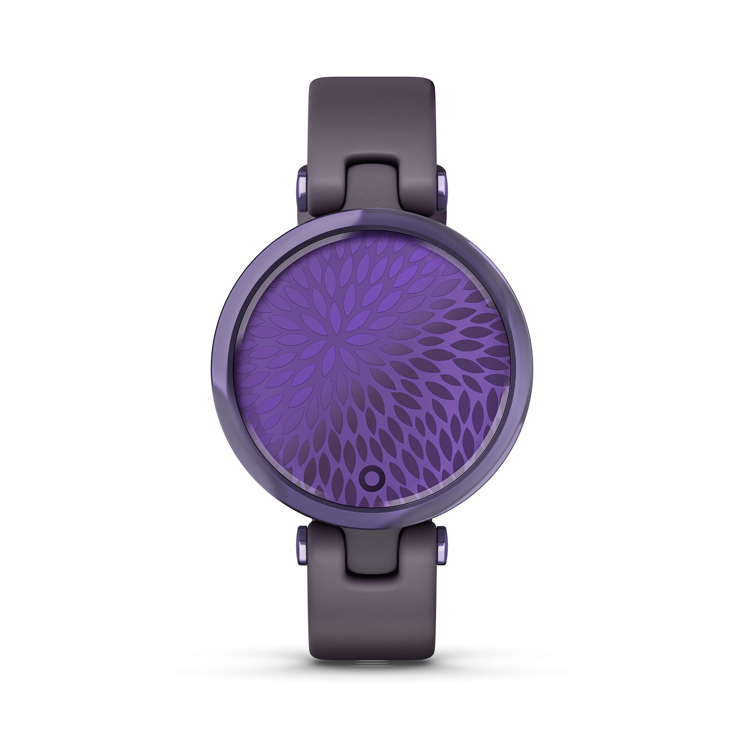 Garmin Lily™, Small Smartwatch with Touchscreen and Patterned Lens, Dark Purple