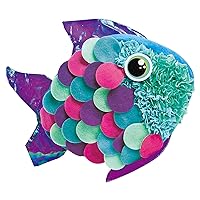 Pillow DIY Kits Arts and Crafts No Sewing Required for Birthday Gift Beginners (Fish)
