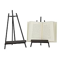 Deco 79 Metal Easel with Foldable Stand, Set of 2 13