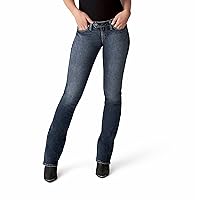 Silver Jeans Co. Women's Tuesday Low Rise Slim Bootcut Jeans