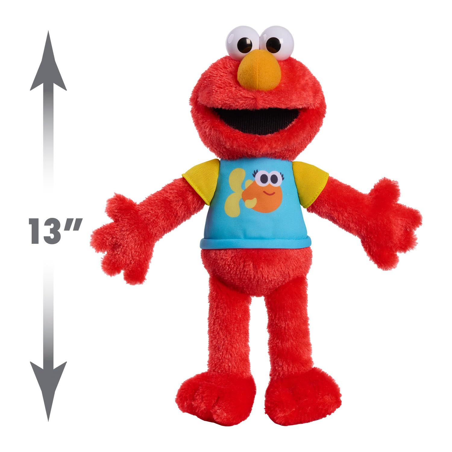 Sesame Street Sing-Along Plush Elmo, Officially Licensed Kids Toys for Ages 18 Month by Just Play