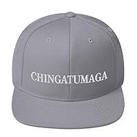 CHINGATUMAGA Hat (Embroidered Wool Blend Snapback Hat) Chinga Tu MAGA Parody