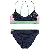 Roxy Girls' Ilacabo Active Athletic Swimsuit Set