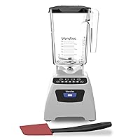 Classic 575 Blender wtih WildSide+ Jar (96 oz) and Spoonula Spatula Bundle, Professional-Grade Power, Self-Cleaning, 4 Pre-Programmed Cycles, 5-Speeds, White