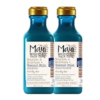Maui Moisture Nourish & Moisture + Coconut Milk Shampoo + Conditioner to Hydrate and Detangle Curly Hair, Lightweight Daily Moisturizing Shampoo, Vegan, Silicone & Paraben-Free, 13 Fl Oz