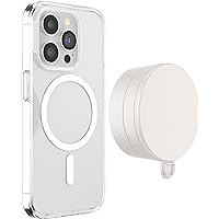 PopSockets Multi-Surface Suction Phone Mount, Detachable Surface Mount, Phone Stand Compatible with MagSafe® - Horchata