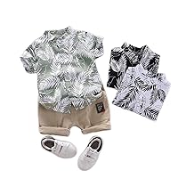 Sleeve Pattern Set Tops+Shorts Short Toddler Kids Cartoon Shirt Clothes Baby Boy Boys Outfits&Set